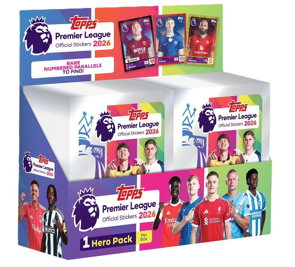 Pochette de stickers Topps Premier League s 2026